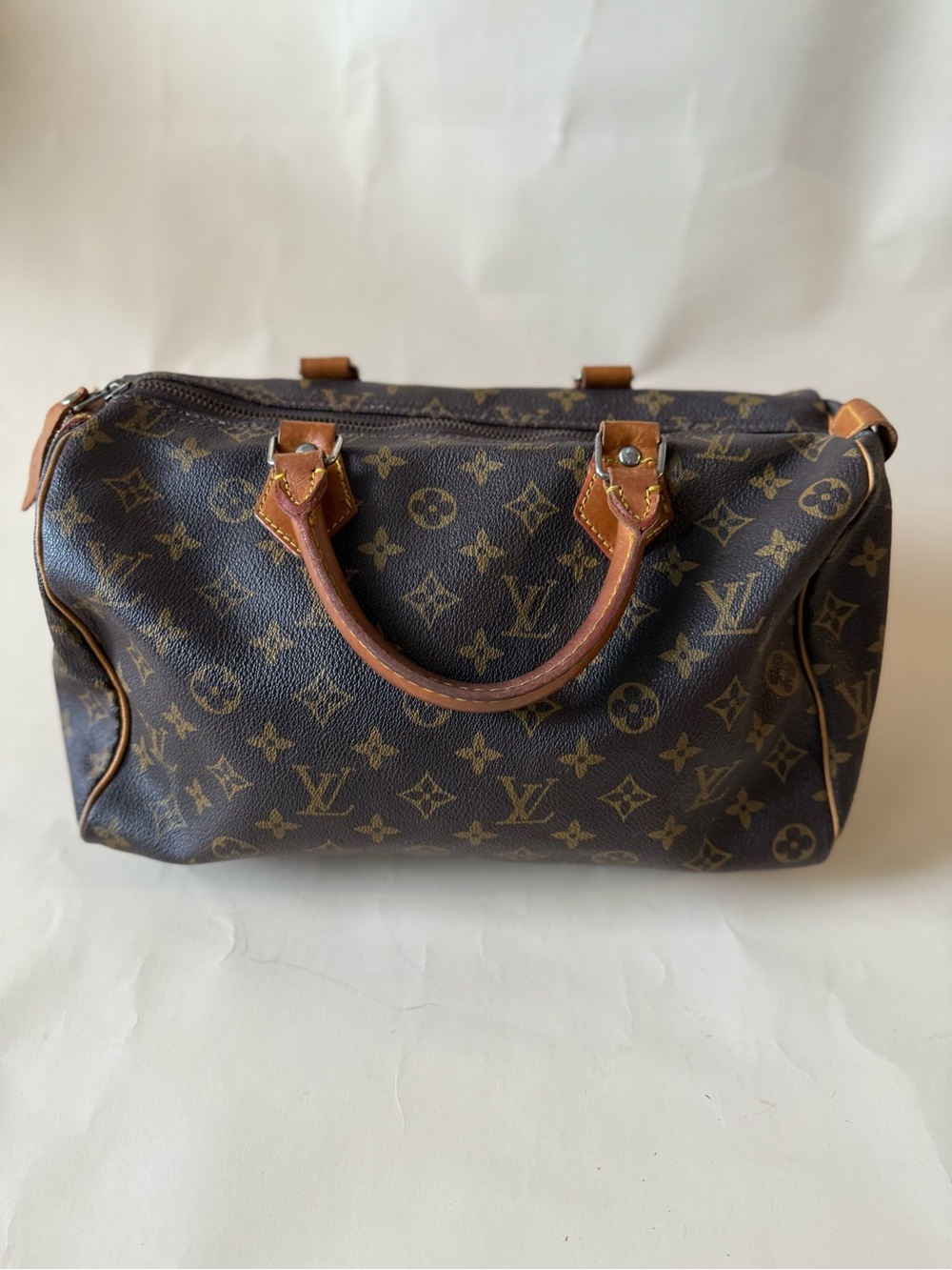 Louis Vuitton Speedy 30 with lock. Vintage
